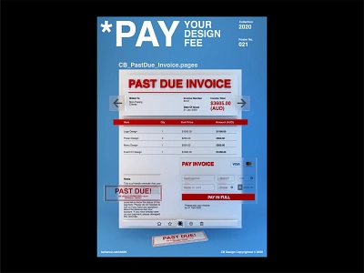 CB Design PC-021 3d 3d ui 3dart arnoldrender c4d cinema4d cinema4dart dailyposter designeveryday graphicdesign invoice invoice design layout payment payment app payment form poster postereveryday ui uidesign