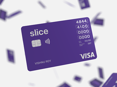 Slice Card 3.0 bank card credit creditcard emi fintech mastercard nfc purple quickread shopping slice slicepay swipe