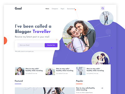 Blog Landing page