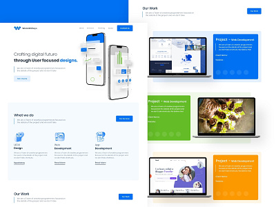 Web agency homepage Design