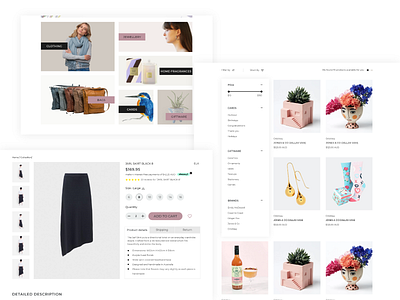 Shopify ecommerce site design using bootstrap grid