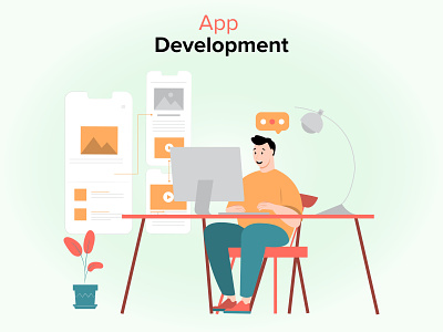 App Development illustration app development blog design branding design ill illustration ui ux web website