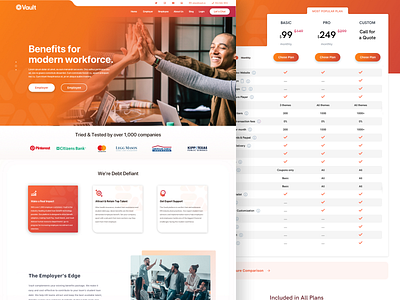 Vault Website UI/UX