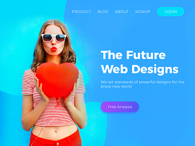 Header Design || Landing Page