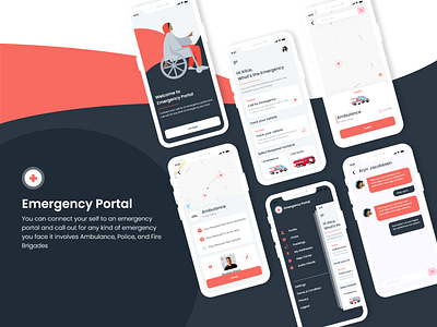 Emergency Portal creative design design illustration ui uidesign ux