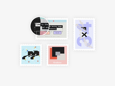 Time & Type Stamps design layout stamp stamps typography
