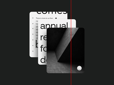 annual report design layout type typography
