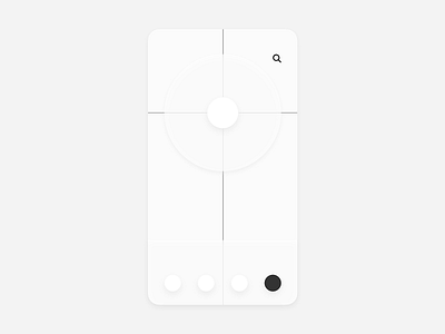 — Health App Draft black and white blur circle design prototyping ui ux