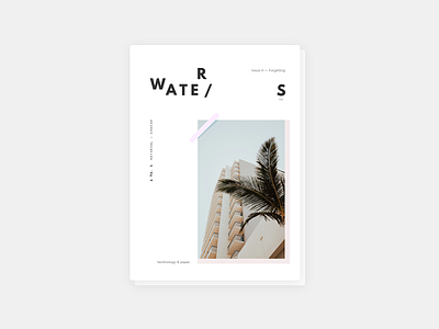 Issue 4 — Forgetting design layout magazine print