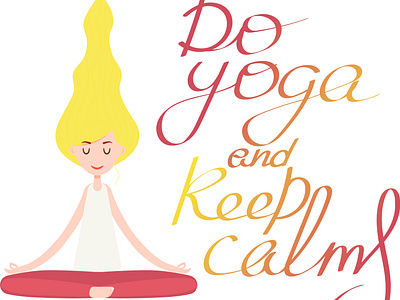 Keep calm yoga