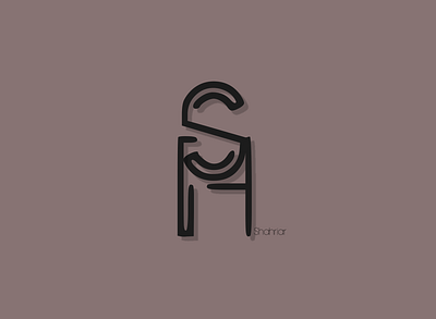 Shahriar Logo ai branding design fantasy font logo logodesign