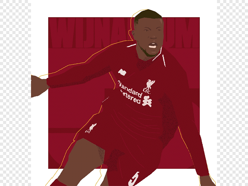 Gini Wijnaldum 2d animation after effects anfield animation champions league football illustration lfc liverpool liverpool fc premier league soccer ucl