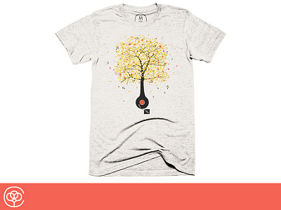 Sounds Of Nature T-Shirt apparel clothing design dj illo illustration music retro t shirt tee vintage vinyl