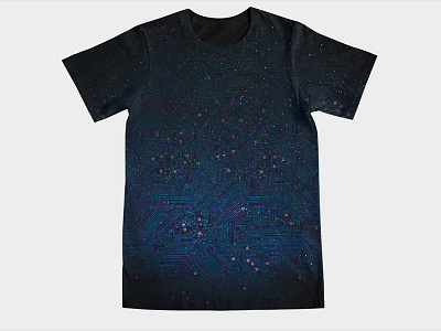 CyberSpace design playoff rebound space tee threadless tshirt