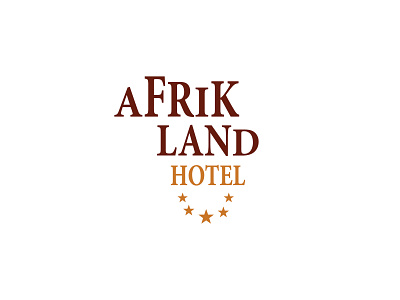 Africa Hotel africa brand hotel logo logo design logodesign map mark