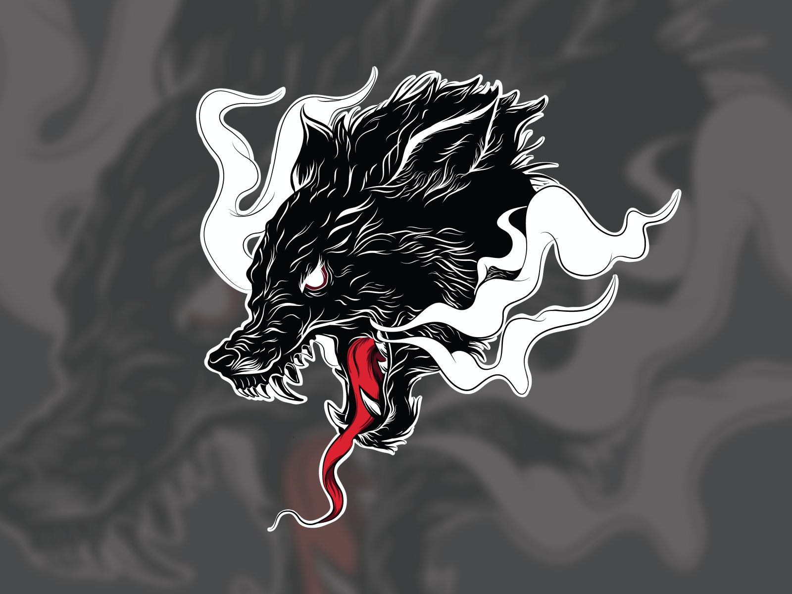 Wolf Fantasy Group anime alpha wolf HD wallpaper  Pxfuel