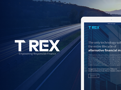 Web design & development for T-REX Group. design web design web development