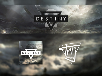 Destiny 2 Banner avatar avatar icons banner banner design branding design icon logo vk vk.com