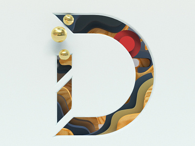 36 Days of Type - D c4dart design typography