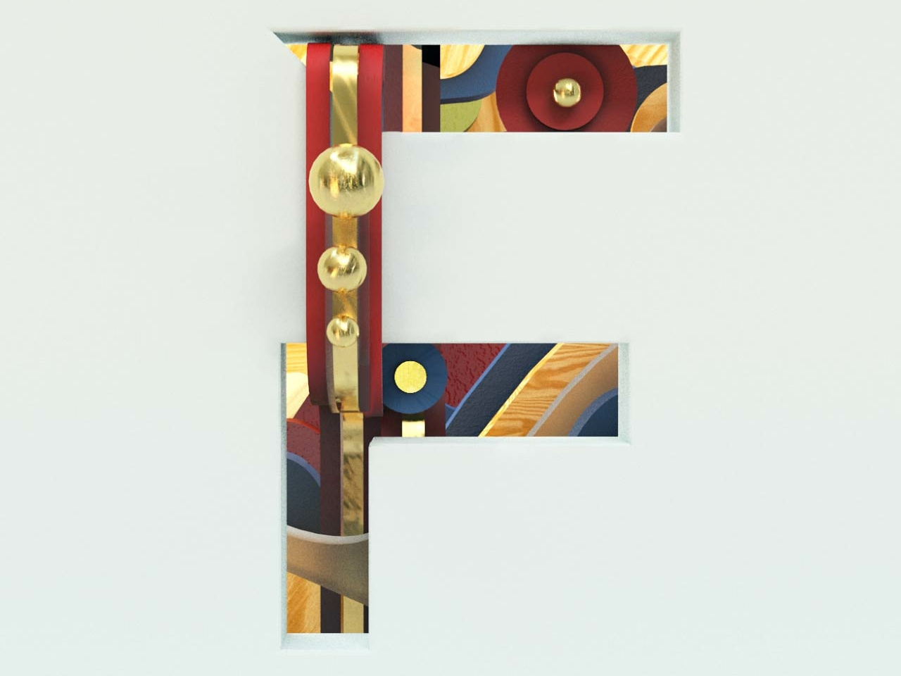 36 Days of Type - F by Grafake.Charles on Dribbble