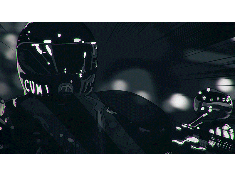 SHELL Profile Fezz Dir Cut - SCENE 02 after effect compositing illustration mangaart terminator2