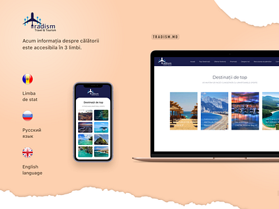 Tradism Languages app chisinau clean design flat icon illustration minimal moldova traduceri ui website