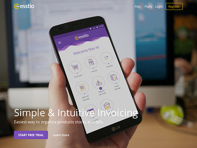 App for organising product stocks & bills app branding design flat icon logo minimal ui ux web