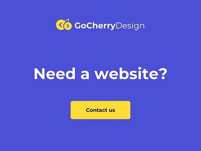 Website advertisment ads advert blue button design flat icon minimal webdesig yellow