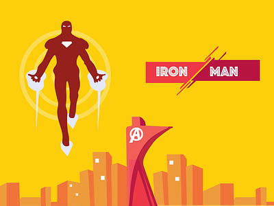 IronMan Wallpaper - The Avengers - Marvel avengers avengersendgame ironman red yellow