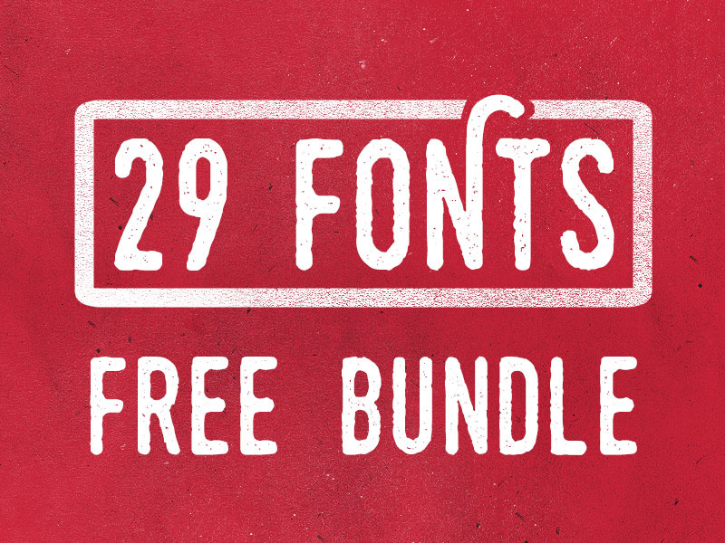 29 Fonts Completely Free! Limited Time Download by Graphic Design Blog