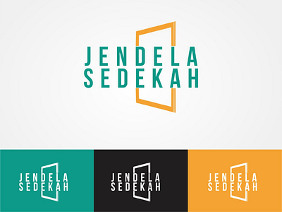 Jendela sedekah design logos branding