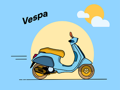 Vespa motorcycle desainart desaingrafis