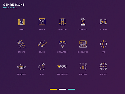Game Genre Icons