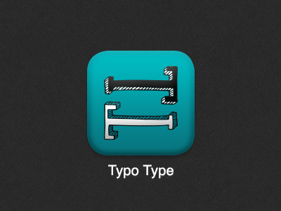 Typo Type icon ios icon type typography