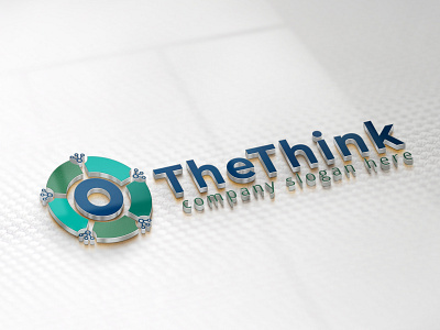 The Think logo brand identity branding creative graphic design illustrator logo logo design