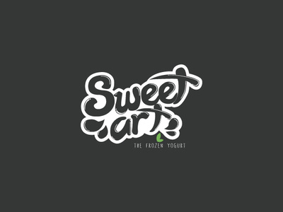 Sweet Art logo branding design illustration logo typography vector