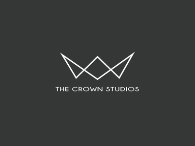 The Crown Studios logo branding design icon logo typography vector