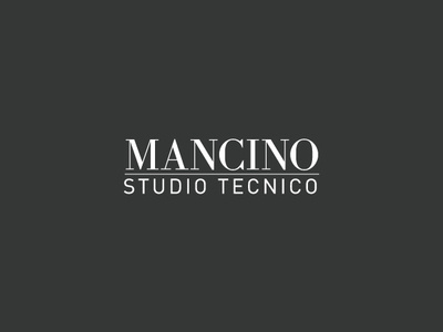 Mancino Studio Tecnico logo branding design flat icon logo type typography vector