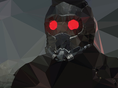 Star Lord lowpoly design illustration low poly vector