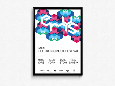 EMUS | Electronic MUSic Festival branding design illustration typography vector