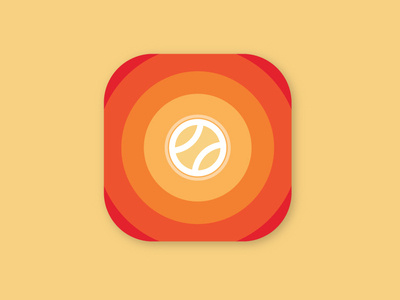 Tennis Point app icon app branding design flat icon logo vector