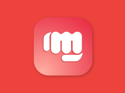 Muscle Minder app icon app branding design icon illustration logo vector
