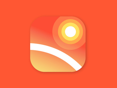 Weather Today app icon app design icon logo vector