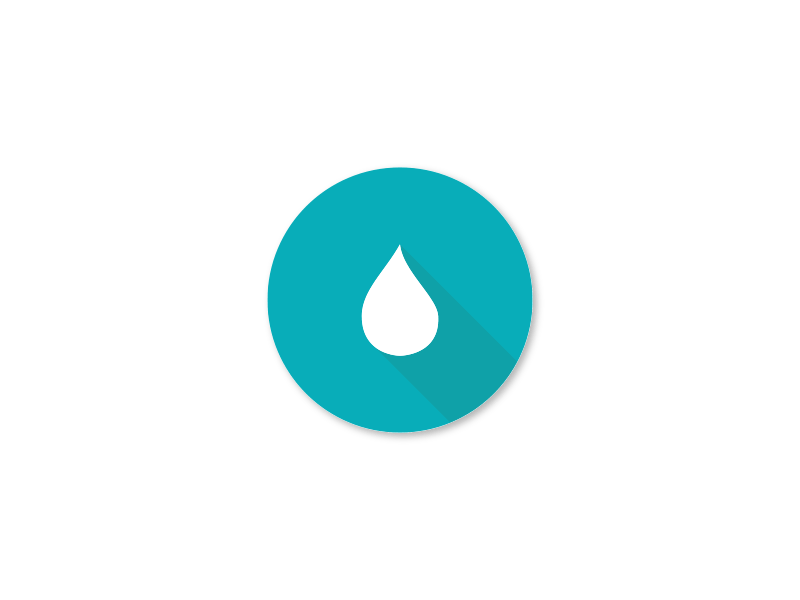 "Flud - Torrent Downloader" Animation blue drop flat flud material material design minimal motion graphics water drop