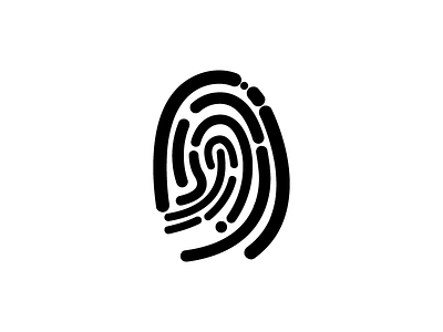 Identity finger fingerprint identity lines minimal print simple thumb thumbprint