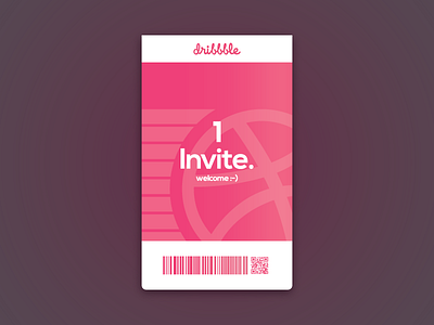 1 Dribbble Invite!