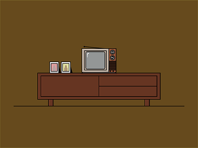 70's Entertainment 70s 70s living room 70s tv living room minimal old outlines the 70s tv vintage