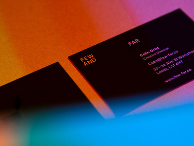 Business Card branding colour flat lighting print stationery typography