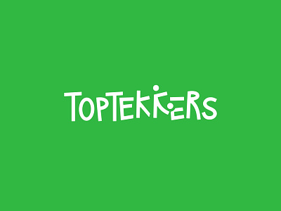 TopTekkers Logo branding flat football football app logo logotype soccer soccer app soccer logo typography