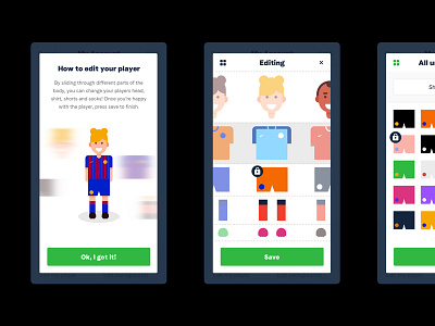 TopTekkers Avatar Creator avatar brand branding creator design football football app logo soccer soccer app ui